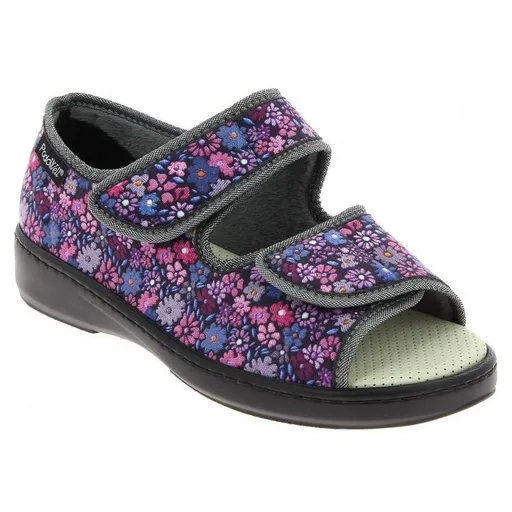 PodoWell ARRAS zdravotní sandálek pro oteklé nohy dámský vínová, velikost: 42