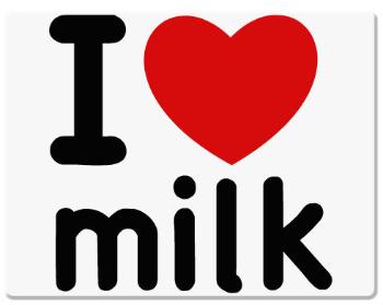 Podložka pod myš I Love milk