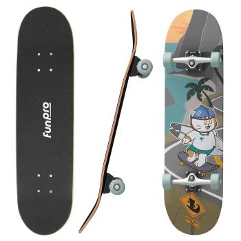 Fun pro Skate 21 Skateboard mare pentru tineri Lemn de arțar Design cool