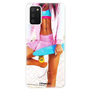 Odolné silikonové pouzdro iSaprio - Skate girl 01 - Samsung Galaxy A02s