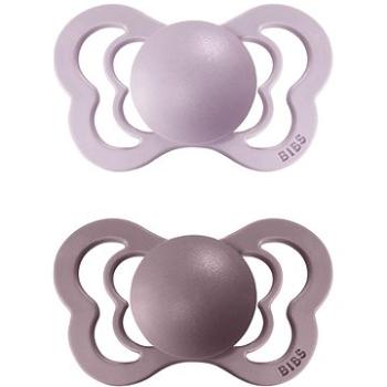 Bibs Couture dudlík z přírodního kaučuku 2 ks Dusky Lilac / Heather - velikost 1 (0-6m.) (0358186)