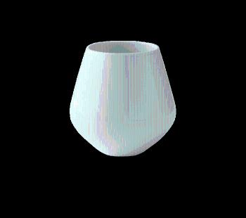 Váza White Fluted, 15 cm - Royal Copenhagen