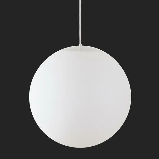 OSMONT ADR62731 ADRIA S5 HP závěsné skleněné svítidlo bílá IP40 4000 K 65W LED DALI