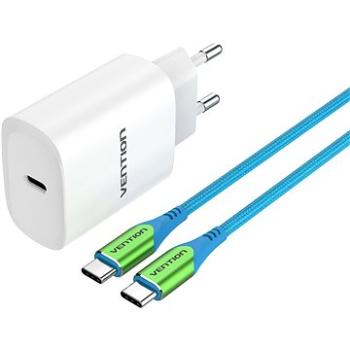 Vention & Alza Charging Kit (20W USB-C + Type-C PD Cable 1m) Collaboration Type (ZFDW0-100)