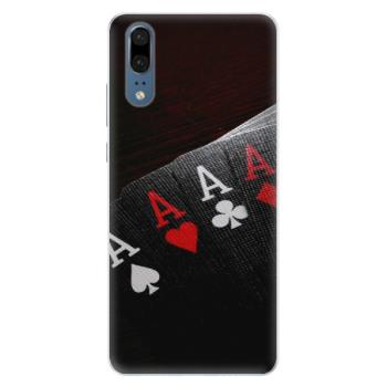 Silikonové pouzdro iSaprio - Poker - Huawei P20