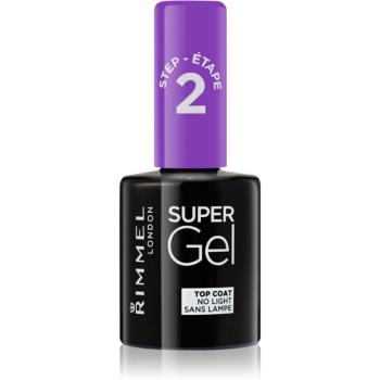 Rimmel Super Gel Step 2 Glitter vrchní lak na nehty pro třpytivý lesk 12 ml