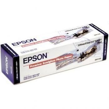 Epson 329/10/Premium Semigloss Photo Paper, 329mmx10m, 13", C13S041338, 250 g/m2, foto papír, bílý