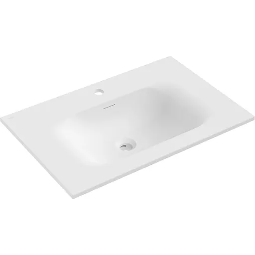 MEXEN Vela umyvadlo zapuštěné do desky 71 x 46,5, bílá mat 25237001