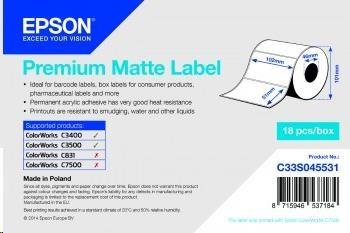 Epson label roll, normal paper, 102x51mm