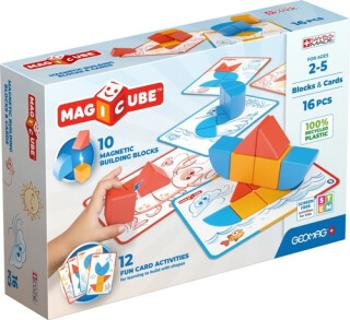 Geomag Magicube Blocks & Cards 16 dílků