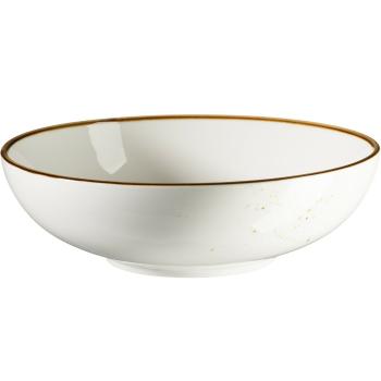 Mäser Bowl Pintar Alb maro puncte 22 cm, maro, 22 cm