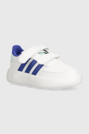 Dětské sneakers boty adidas BREAKNET 2.0 CF bílá barva, IH2385