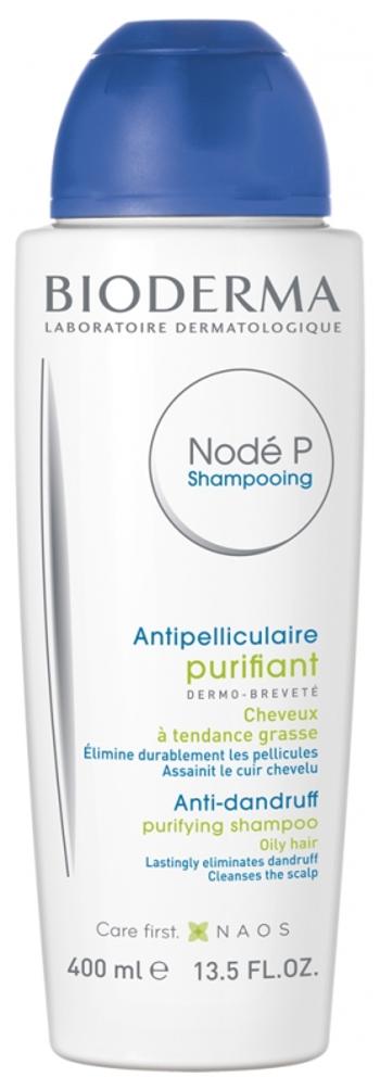 Bioderma Čisticí šampon proti lupům pro mastné vlasy Nodé P (Anti-Dandruff Purifying Shampoo) 400 ml