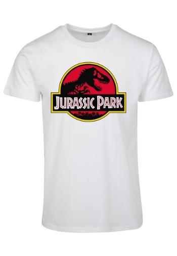 Mr. Tee Jurassic Park Logo Tee white - S