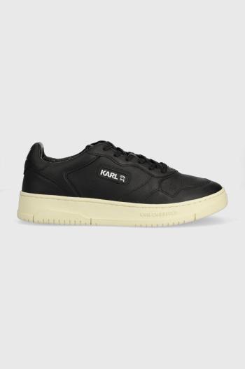 Kožené sneakers boty Karl Lagerfeld KREW KL černá barva, KL53020