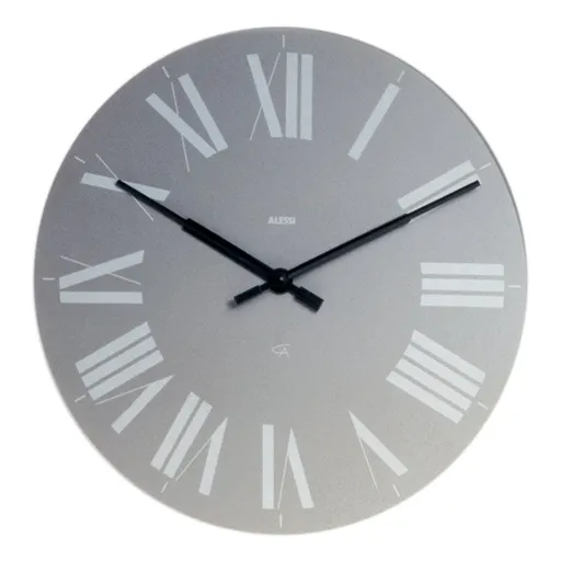 Nástěnné hodiny Firenze, šedé, prům. 36 cm - Alessi