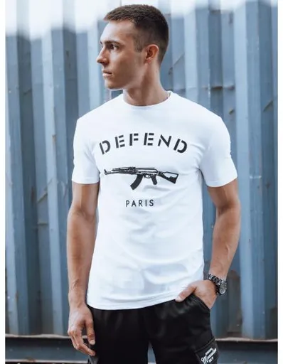 Pánské tričko s potiskem LUNA bílé