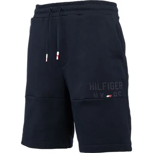 Tommy Hilfiger GRAPHIC SWEATSHORT Pánské šortky, tmavě modrá, velikost