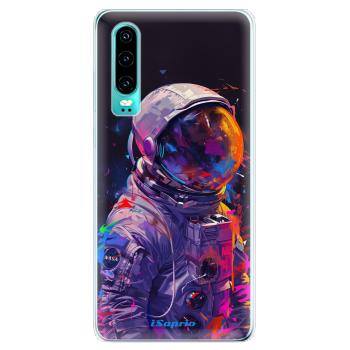 Odolné silikonové pouzdro iSaprio - Neon Astronaut - Huawei P30