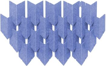 Mega Acoustic DART-PET 12 Pieces Blue Absorpční penový panel