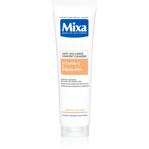 Mixa Anti-Dullness Comfort Cleanserm čisticí pleťový gel s vitaminem C 150 ml