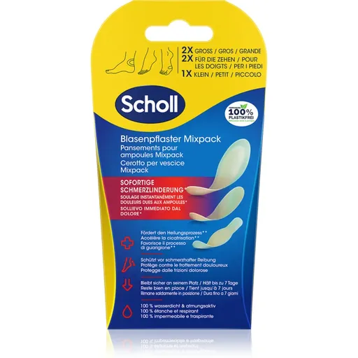 Scholl Dr. Scholl's Blister Plasters voděodolná náplast na puchýře 5 ks