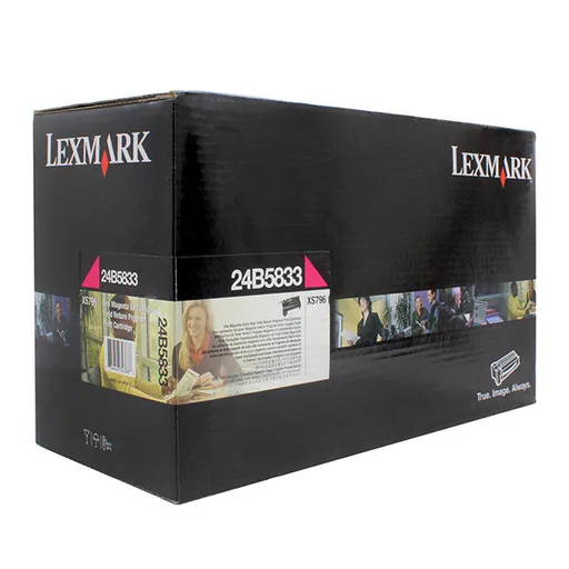 LEXMARK 24B5833 - originální toner, purpurový, 18000 stran
