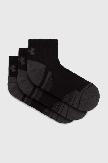 Ponožky Under Armour 3-pack pánské, černá barva, 1379510