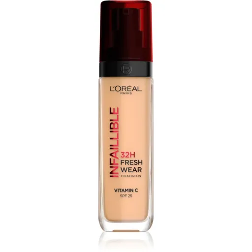 L’Oréal Paris Infaillible 32H Fresh Wear dlouhotrvající tekutý make-up odstín 200 WARM DORE 30 ml