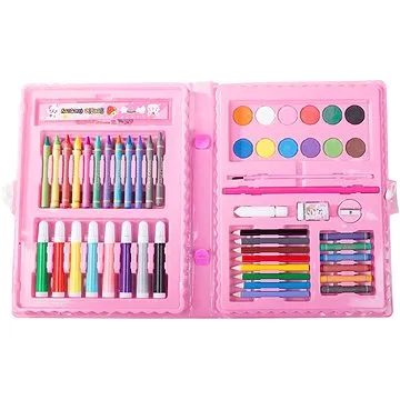 Verk 18244 Výtvarná sada na malování 68 ks růžová (42071)