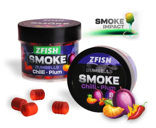 Zfish smoke pop-up dumbells 8 mm 20 g - chilli plum