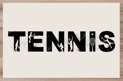 Prostírání Tenis – silueta