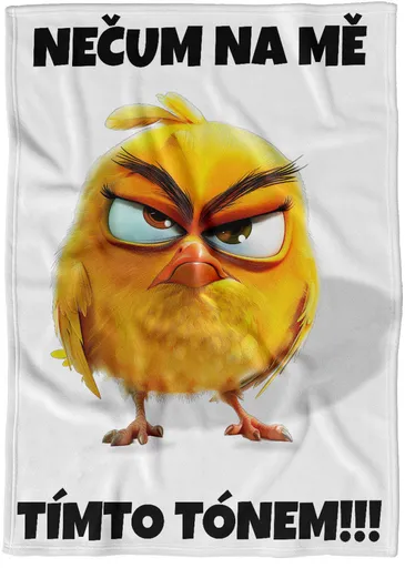 Deka Nečum na mě – kanár (Podšití beránkem: NE)