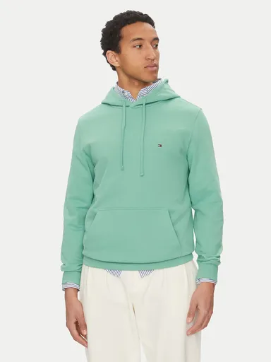 Tommy Hilfiger pánská zelená mikina MW0MW37235 S