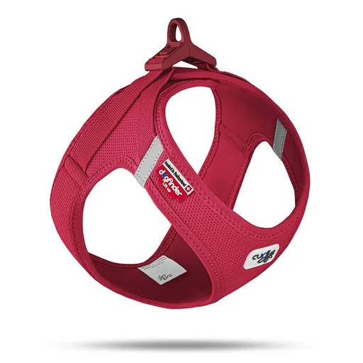 Curli Postroj pro psy se sponou Air-Mesh Red 2XS, 2-4 kg