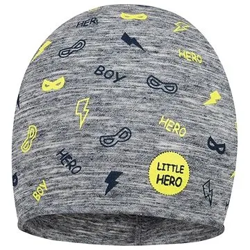 Broel chlapecká čepice Bond šedá  (JNBmix430nad)