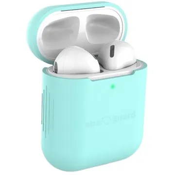 AlzaGuard Skinny Silicone Case pro AirPods 1. a 2. generace zelené (AGD-ACSS1E)