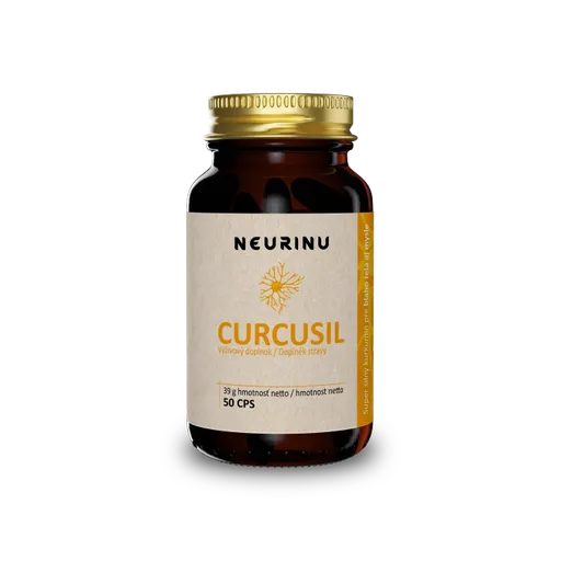 NEURINU Curcusil pro mysl v harmonii, tělo bez zánětů – 50 kapslí