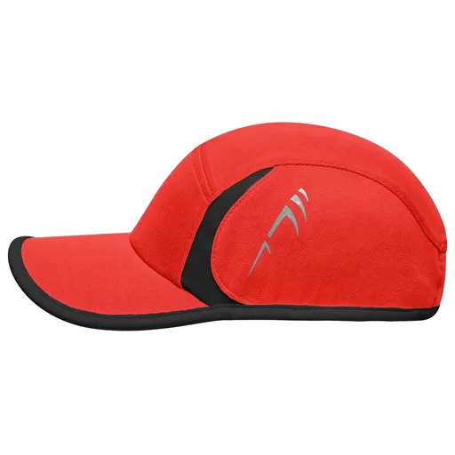 Myrtle Beach (Daiber) Běžecká kšiltovka MB6544 - Červená / černá | uni