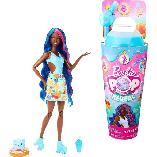 Barbie pop reveal šťavnaté ovoce 147 ml ovocný punč