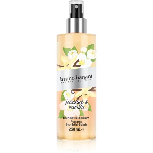 Bruno Banani Sunset Blossom Jasmine & Vanilla parfémovaný sprej na tělo a vlasy pro ženy 250 ml