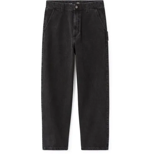 CELIO LOSKATER Pánské džínové kalhoty, černá, velikost