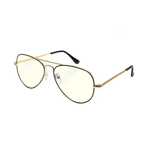 Glassa Brýle na počítač proti modrému světlu PCG 09 +0,00 černo-zlaté