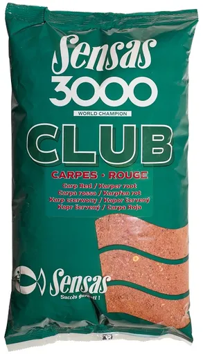 Sensas krmení 3000 club 1 kg-kapr červený