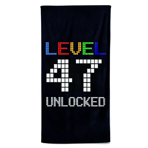 Osuška Level Unlocked (věk: 47, Velikost osušky: 70x140cm)