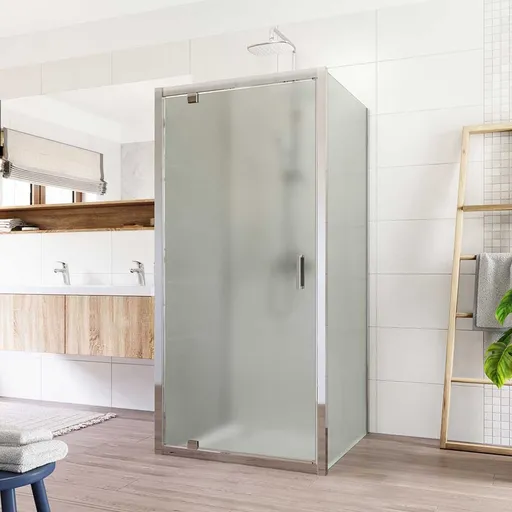 Mereo Sprchový kout Lima, čtverec do prostoru U, pivotový, 80x80x80 cm, chrom ALU, sklo Point CK86812K