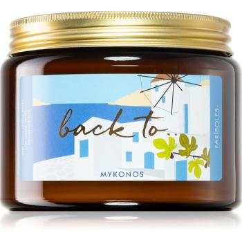 FARIBOLES Back to Mykonos vonná svíčka 400 g