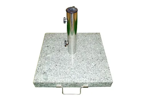 Garthen 1502 Stojan na slunečník - žula / nerezová ocel, 50 kg