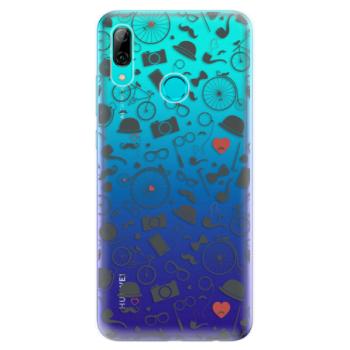 Odolné silikonové pouzdro iSaprio - Vintage Pattern 01 - black - Huawei P Smart 2019