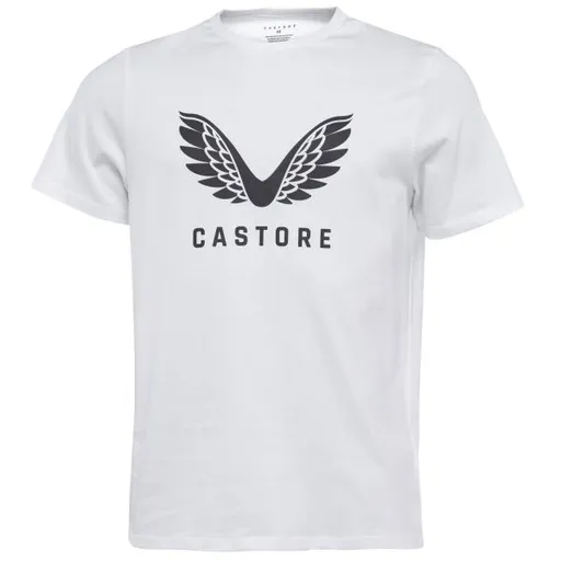 CASTORE SS GRAPHIC T-SHIRT Pánské tričko, bílá, velikost